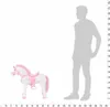 vidaXL Peluche Licorne debout Peluche blanche et rose XXL Voir les images du produit 5