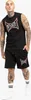 Herren ärmelloses T-Shirt & Shorts Set normale Passform Produktbild-Vorschau 3