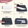 A four-step diagram illustrating the assembly of a dog bed. Anteprima dell’immagine prodotto