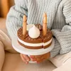 Hölzerne Geburtstagstorte zum Anschneiden Produktbild-Vorschau 2