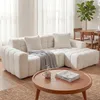MODFU L-förmiges Ecksofa,3-Sitzer Relaxsofa Schlafsofa mit Produktbild-Vorschau 3