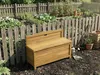 Panchina da giardino in legno "Ben" - 90 x 33 x 60 cm - Anteprima dell’immagine prodotto 2