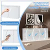 Komoda s dverami s LED osvetlením, úložná skriňa, skriňa do Náhľad obrázku produktu 3