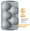 Silikonform für Monoporation HALBKUGELN 80mm DECORA Produktbild-Vorschau 4