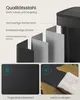 Diagram showing the layers of stainless steel and close-ups of the product's surface. Produktbild-Vorschau