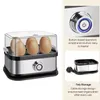 Eierkocher 1-6 Eier 400W Ei Kocher Dampfgarer 3 Härtegrade Produktbild-Vorschau 5