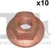 10 Kupfermuttern M7 x 1,0 Krümmer Bund  SW 11 Cu-Mutter Produktbild-Vorschau 2