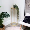 DanDiBo Blumenhocker Metall Gold Rund 70 cm Blumenständer Produktbild-Vorschau 6