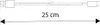 A diagram of a USB cable with a length measurement. Produktbild-Vorschau