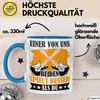 Gitarre Tasse Geschenk Spruch Für  Einer Von Uns Beiden Produktbild-Vorschau 3