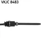 SKF VKJC 8483 Antriebswelle Vorne Rechts für CITROËN C5 III Produktbild-Vorschau 10