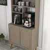 Skye Decor, Lyon 80 - Atlas, Walnut, Kaffeebarschrank, Produktbild-Vorschau 3