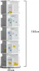 360Home Regal Kinderbuchregal 360° drehbar bodenstehendes Produktbild-Vorschau 8