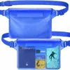 Custodia impermeabile per cellulare, set da 2 pezzi, blu, Anteprima dell’immagine prodotto 1