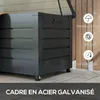 Outsunny Coffre de rangement extšŠrieur 311L coffre de Voir les images du produit 4