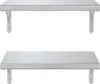 Two identical silver shelves are shown against a white background. Anteprima dell’immagine prodotto