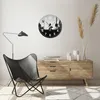 Wanduhr - Rund - Glasuhr - Schatten Fotografie Treppen - Produktbild-Vorschau 6
