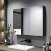 EMKE Armadio a specchio da bagno 85x65 cm, armadio da bagno Anteprima dell’immagine prodotto 1