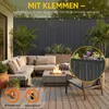 Sekey PVC Sichtschutzmatte mit Abdeckprofil Sichtschutzzaun Produktbild-Vorschau 4