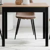 Küchentisch Capri - 90x67x76cm - Eiche Nachbildung/schwarz Produktbild-Vorschau 2