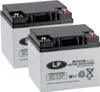 2X AGM 12V 50Ah batterie au plomb - résistant au cyclage Voir les images du produit 1