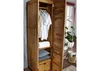 MASSIVMOEBEL24 | Armoire penderie 48x61 Palissandre huilé Voir les images du produit 4