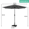 Parasol Recanati 300cm combi - With Parasol base GP517XX - Produktbild-Vorschau 7