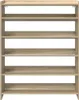 vidaXL Stojan na boty Sonoma dub 80x25x100 cm materiál na Náhled obrázku produktu 4