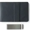 INF Portafoglio sottile da uomo, porta carte con fermasoldi Anteprima dell’immagine prodotto 3