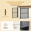 Jaula para perros grande, de metal y madera, 110 cm de Vista previa de la imagen del producto 7