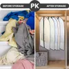 Transparente Kleidersack Kleiderhüllen Abdeckung mit Produktbild-Vorschau 3