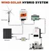 Hybride energiecontroller, MPPT-laadmodus, hoge Productafbeelding-voorbeeld 3