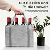 12er Flaschentasche Filz – Flaschenträger für bis zu 12 Produktbild-Vorschau 7