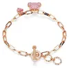 SWAROVSKI bransoletka damska niedźwiedź różowy TEDDY Podgląd zdjęcia produktu 5