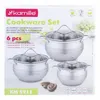 6-teiliges Topfset aus Edelstahl INDUCTION KAMILLE KM-5911 Produktbild-Vorschau 11
