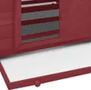 vidaXL Kurnik biało-czerwony 150x96x110 cm z litego drewna Podgląd zdjęcia produktu 10