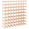 Portabottiglie per 72 bottiglie 90,5x23x90,5 cm in legno di Anteprima dell’immagine prodotto 1