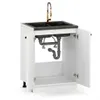 ULWEHOME | Spülenunterschrank 60 cm Weiß matt, Produktbild-Vorschau 3