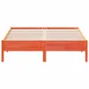 The Living Store Massivholzbett Wachsbraun 150x200 cm Produktbild-Vorschau 5