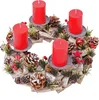 Adventskranz MCW-H50, Weihnachtsdeko Adventsgesteck Produktbild-Vorschau 1