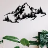 Wallxpert Mountain, Obrázek, Krajina, Kov, Černá, 670 mm, Náhled obrázku produktu 8