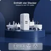 VOOMY Reiseadapter weltweit mit 4 USB Ports - Reisestecker Produktbild-Vorschau 4