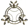 Dastal Blumenständer 38x21 cm gold Dekoration Vintage Produktbild-Vorschau 5