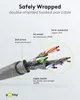 Goobay CAT 6a Netzwerkkabel, S/FTP (PiMF), Grau, CU, AWG Produktbild-Vorschau 4