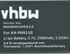 vhbw Akku kompatibel mit Panasonic KX-PRXA10EXW schnurlos Produktbild-Vorschau 5