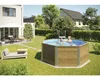 Aufstellpool Holzpool-Set Weka 593 achteckig 310x310x116 cm Produktbild-Vorschau 3