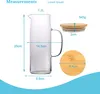 Caraffa Intirilife con coperchio in bambù in colore CHIARO Anteprima dell’immagine prodotto 4