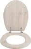 MSV WC Sitz Toilettendeckel MDF Holzkern "Parkett" Produktbild-Vorschau 2