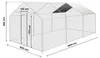 ZIPPER ZI-CR362 Heimtiergehege (3x6x2m) Freigehege Gehege Produktbild-Vorschau 6