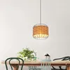 Hängeleuchte, Käfig-Design, Holzoptik braun,  H 120cm Produktbild-Vorschau 6